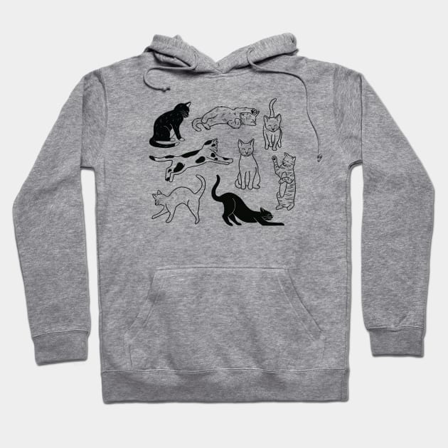 Cat Lover Hoodie by Megan Roy